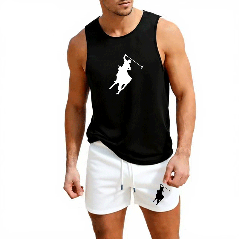 Summer Clothing Sets Men - European Men Summer Vest and Shorts
