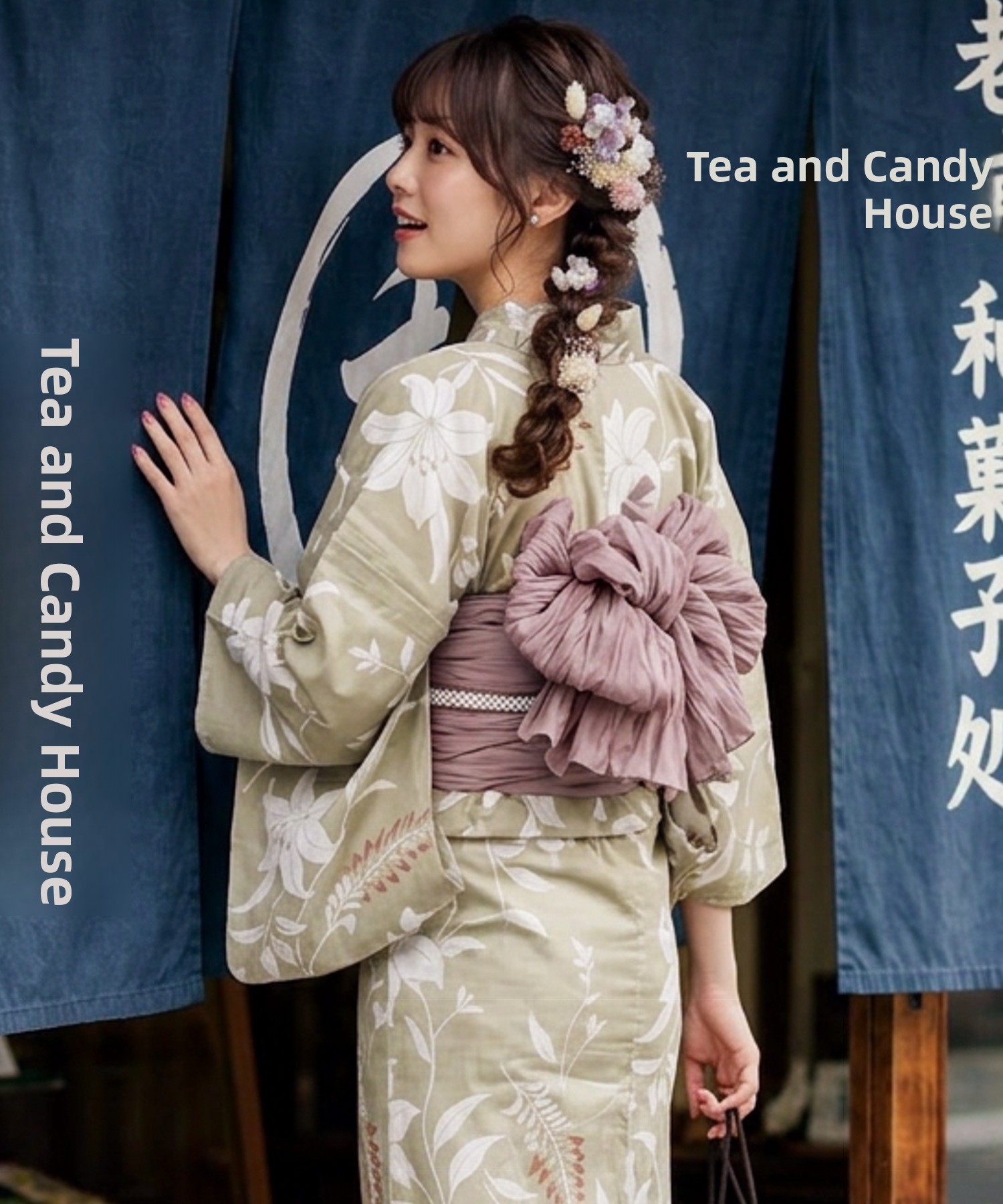 Summer Clothing Linen - Traditional Yukata Kimono Cotton Linen Material