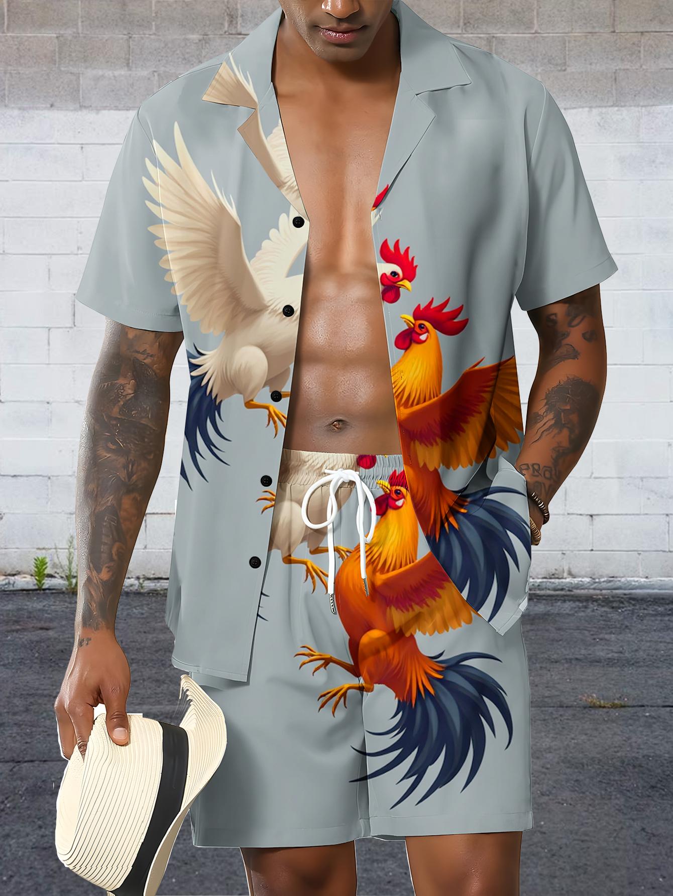 Summer Clothing Sets Men - Men's Shirt Sets 2026 Spring/Summer 3D