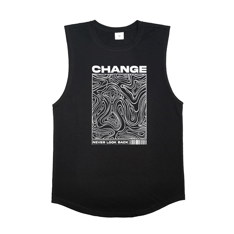 Summer Clothing Looks - Change Never Look Back Printing Gym
