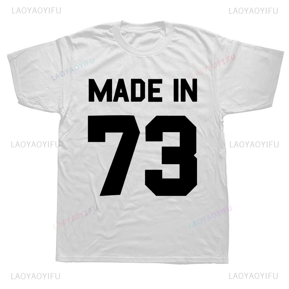 Hot Sale Made in 73 Graphic Cl - Summer Clothing Men Sale ulasan dan harga