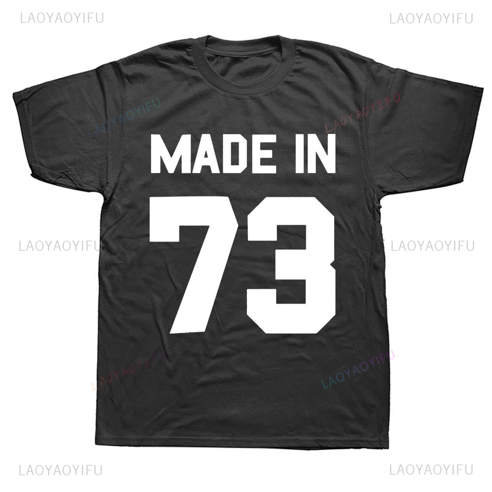Hot Sale Made in 73 Graphic Cl - Summer Clothing Men Sale ulasan dan harga