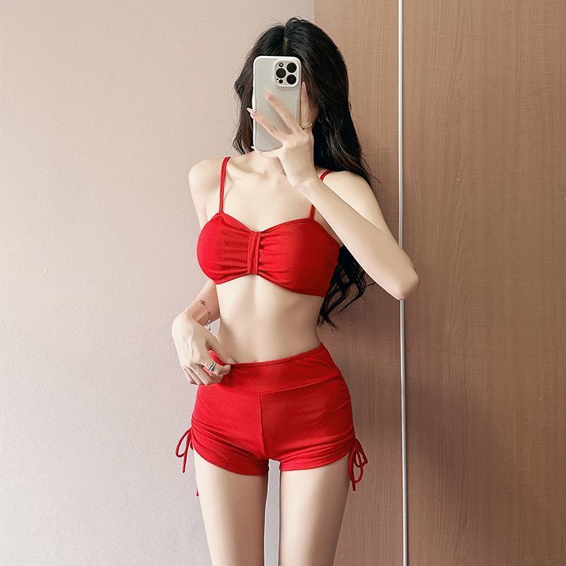 Women's 3 Piece Swimsuit Set S - Bikini Set Push Up ulasan dan harga