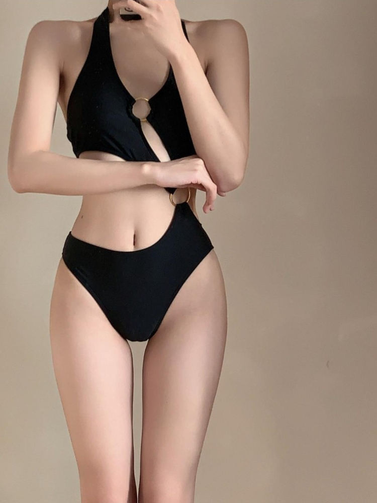 Women's Black Sexy High Waist  - Swimsuit One Piece ulasan dan harga