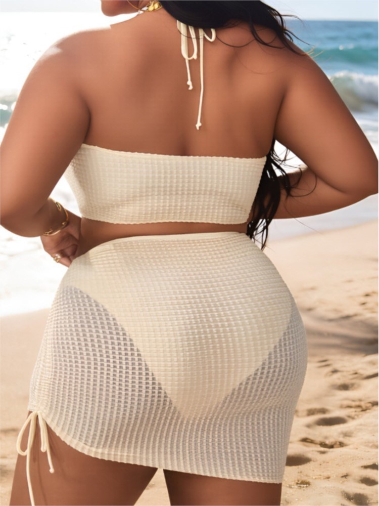 L-4XL Plus Size High Waist Bik - Bikini Set Push Up ulasan dan harga