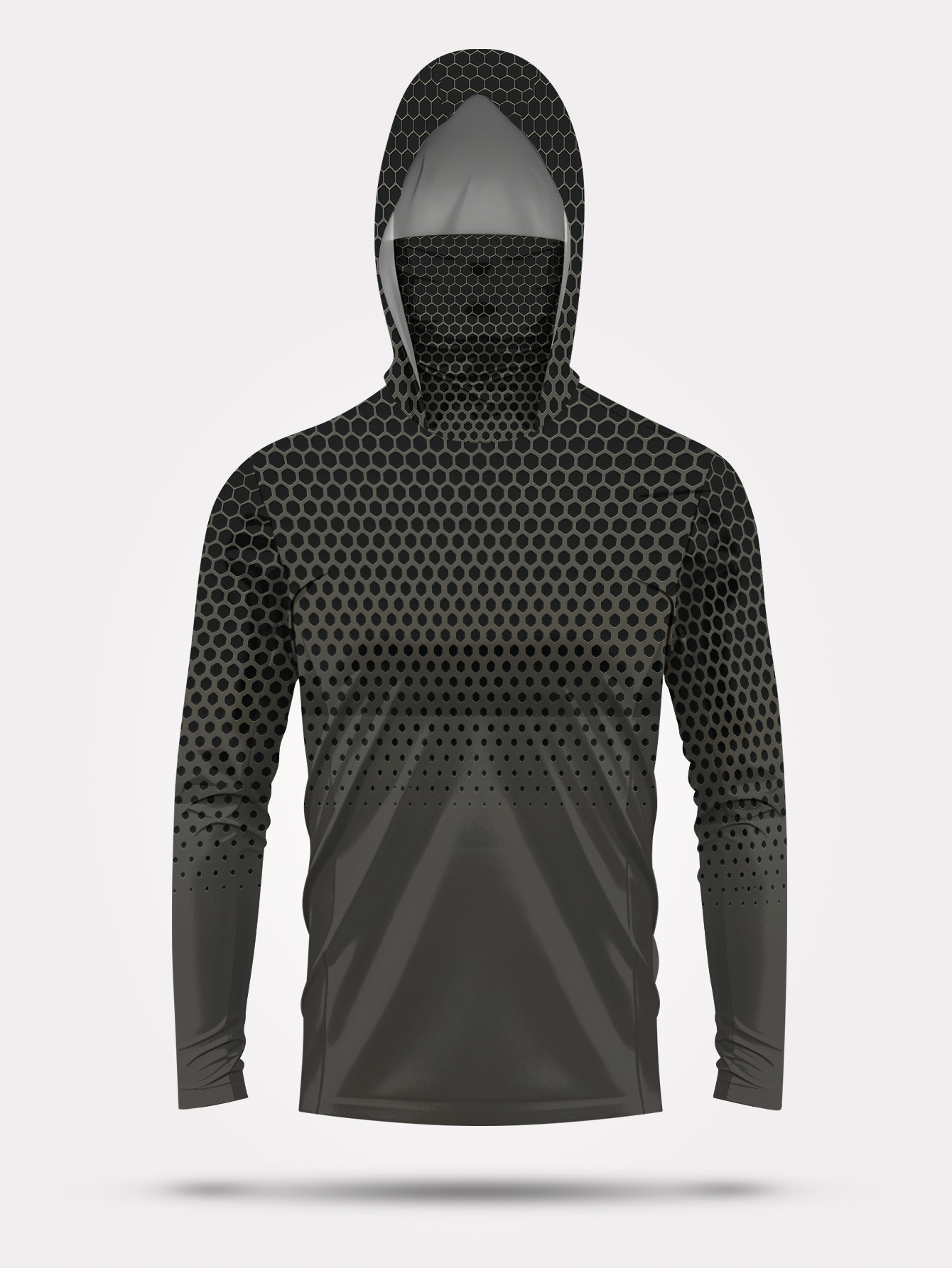 Men Hood Fishing Shirt long sl - Summer Clothing Mens ulasan dan harga