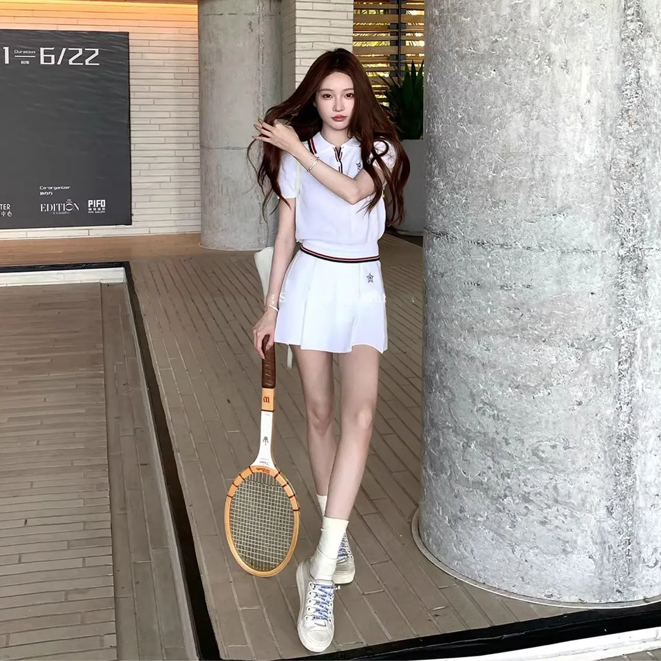 Summer Women Tennis Series Waf - Summer Golf Clothing ulasan dan harga