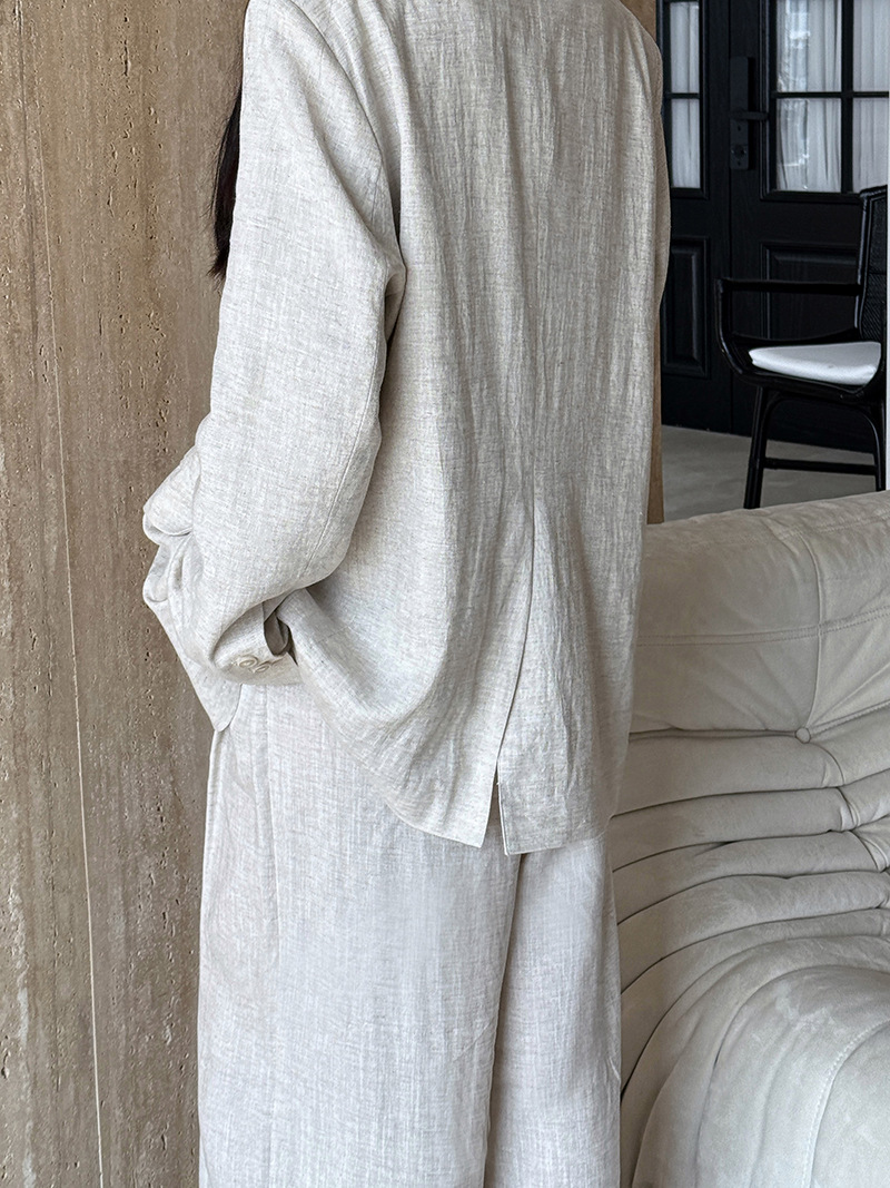 Autumn Hig-end Linen Material  - Summer Clothing Linen ulasan dan harga