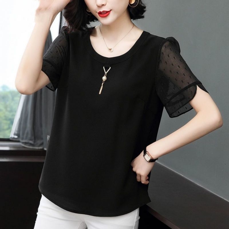 Casual Solid Color All-match S - Summer Clothing For 70 Year Old Woman ulasan dan harga