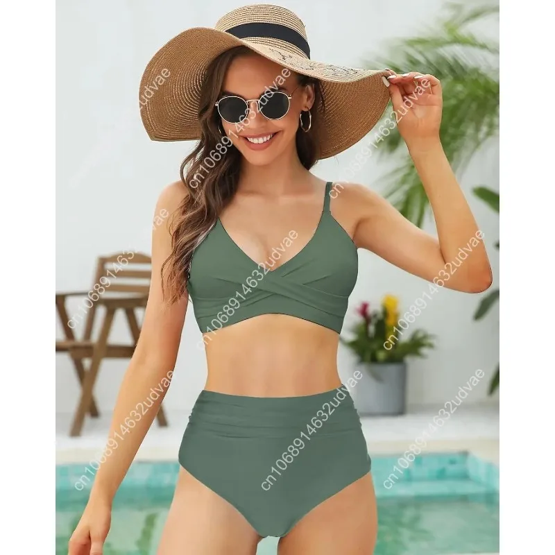 Women's High Waisted Bikini Se - Bikini Set Push Up ulasan dan harga