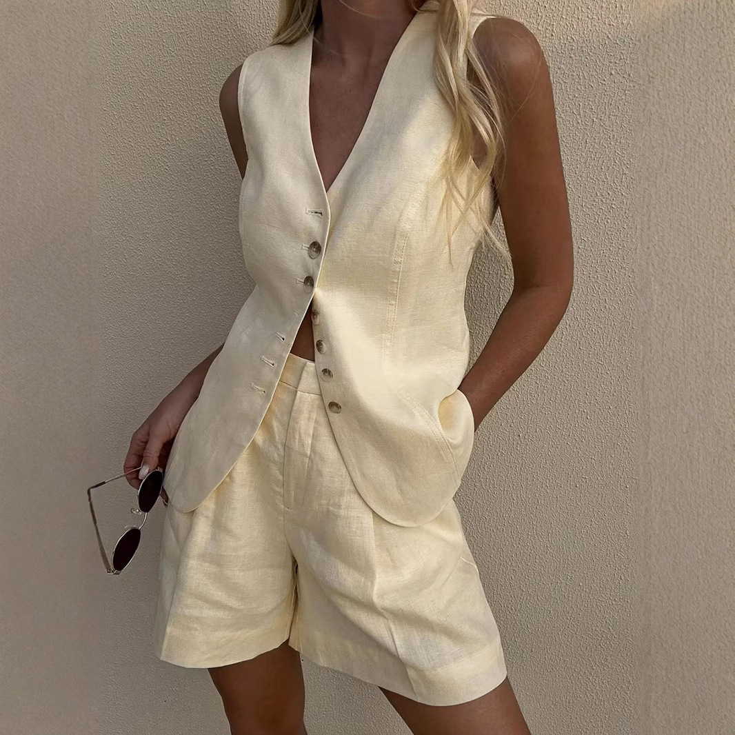 Wolfeel Cotton linen Chic Casu - Summer Clothing Linen ulasan dan harga