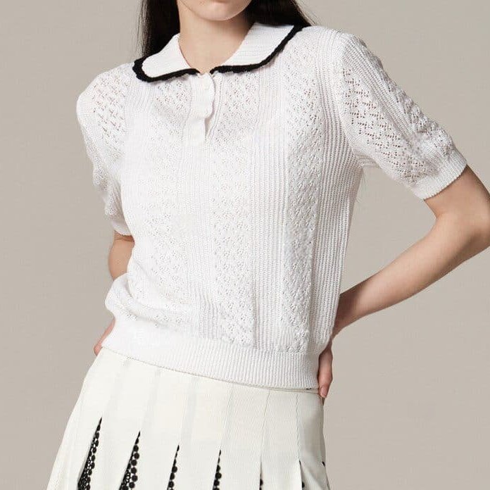 Korean Golf Wear Women's Knit  - Summer Golf Clothing ulasan dan harga