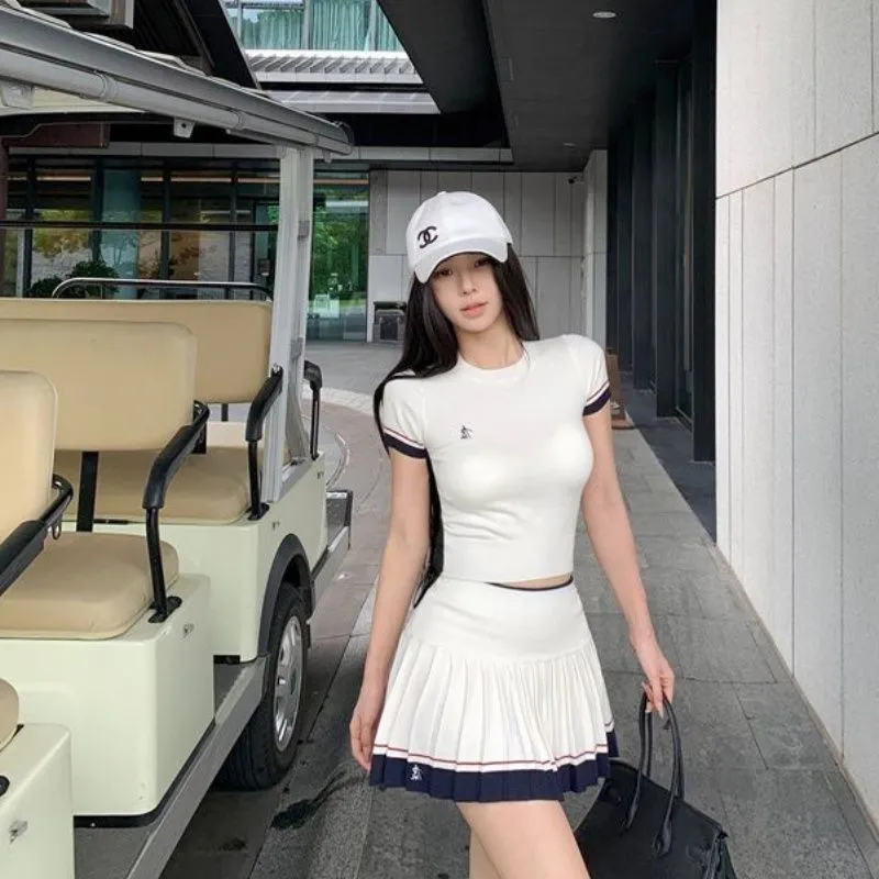 Korean Summer Two-piece Suit C - Summer Golf Clothing ulasan dan harga