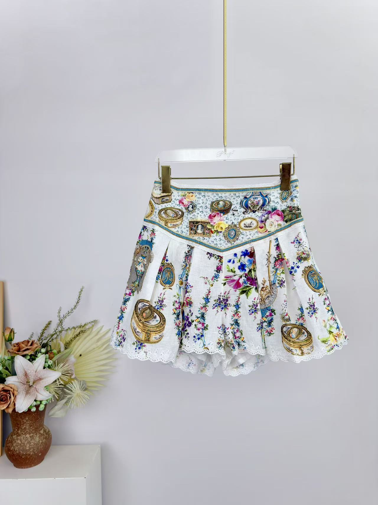 2026 Women Flower Print Set Cr - Summer Clothing Linen ulasan dan harga