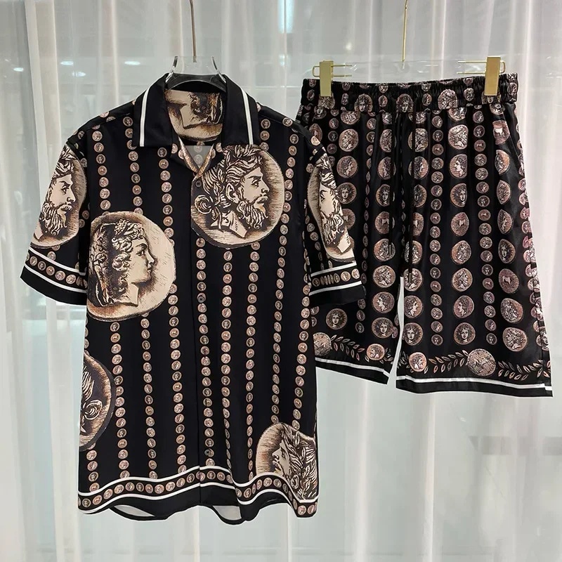 Ropa Hombre Royal Luxury Men S - Summer Clothing Sets Men ulasan dan harga